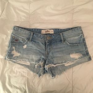 Hollister Ripped Jean Shorts